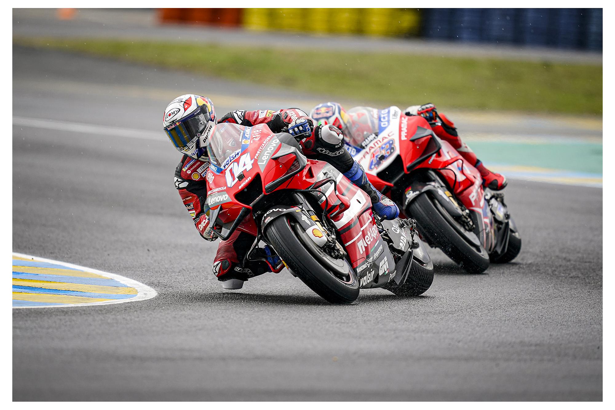 Νίκη για τη Ducati στο βροχερό γαλλικό Grand Prix